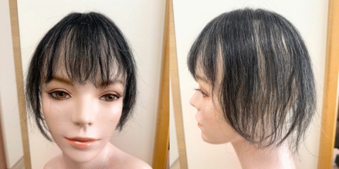 70代女性でくせ毛の白髪ウィッグを作りたい方作れます｜オーダーメイドウィッグナチュレーヌ
